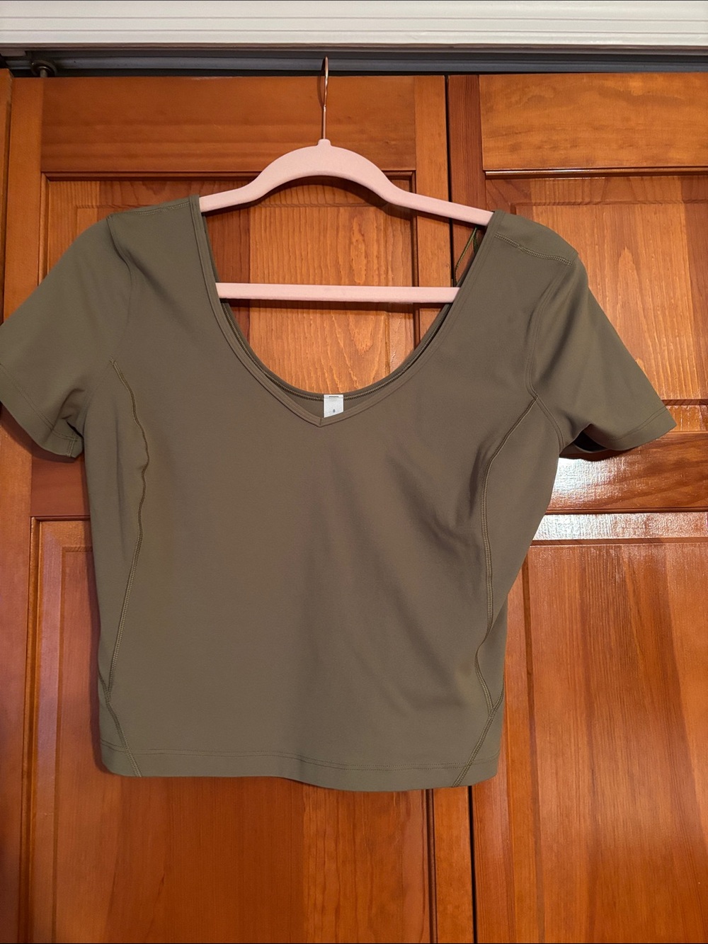 Lululemon v neck align tee in green